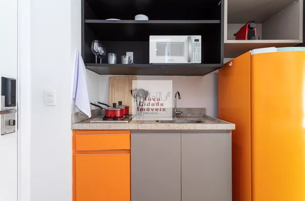 Vila Olímpia! Studio Mobiliado (30 m²) para locação com 1 vaga com vallet - Foto 4