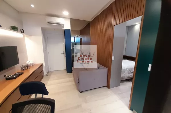 Vila Olímpia! Studio mobiliado (48 m²) com 1 suíte e 1 vaga à venda!