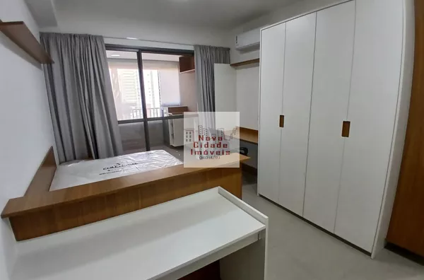 Vila Olímpia!!!  Studio  32 m²  1 banh.  sacada gourmet cond. armários sem vaga p/ aluguel