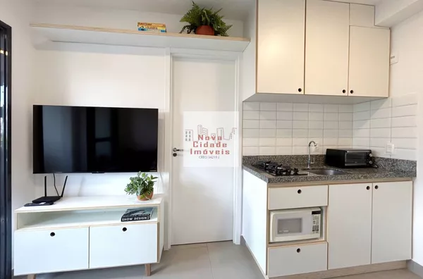 Vila Olímpia! Studio 27m² no mobiliado (sem vaga) para locação - Foto 5