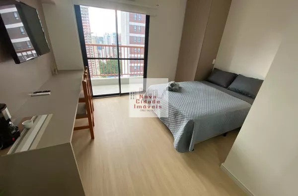 Brooklin!!  Studio 26 m²  Mobiliado sem vaga p/ venda e aluguel