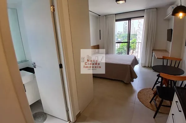 Vila Olímpia! Studio Mobiliado (24 m²) ar condicionado s/ vaga p/ locação - Foto 1