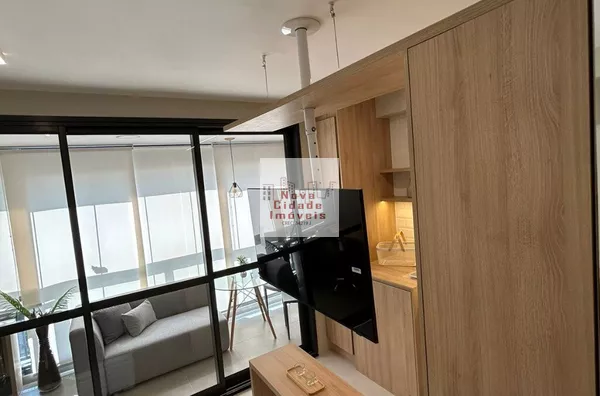 Campo Belo! Studio mobiliado 30 m² 1 quarto, sala, 1 banheiro - Foto 3