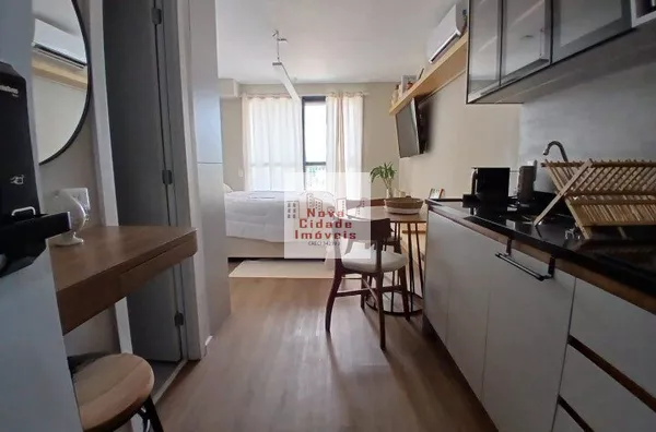 Vila Olímpia1 Studio 27 m² Mobiliado Ar cond. sem vaga para aluguel - Foto 1