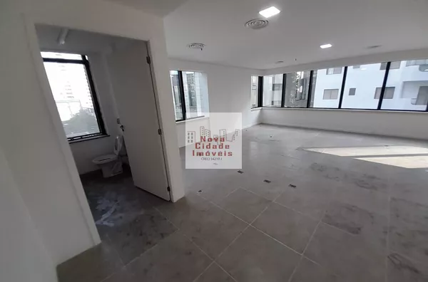 Itaim Bibi! Conjunto comercial 125 m²  locação 1 sala 3 banhs. 2 vagas - Foto 5