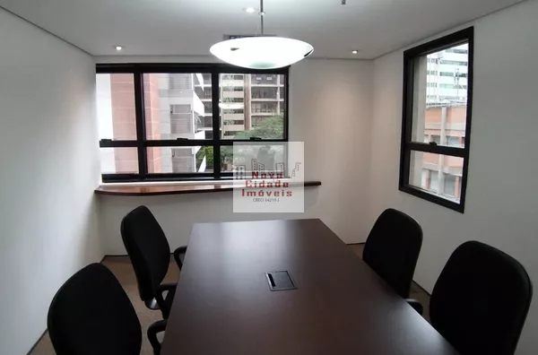 Vila Olímpia! Conjunto com. mobiliado 132 m² 1 sala 3 banheiros 3 vagas - Foto 2