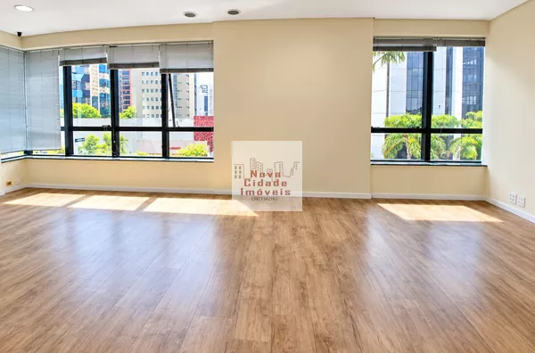 Vila Olímpia! Conjunto comercial de 90 m² sala 2 banhs 2 vagas para aluguel - Foto 1