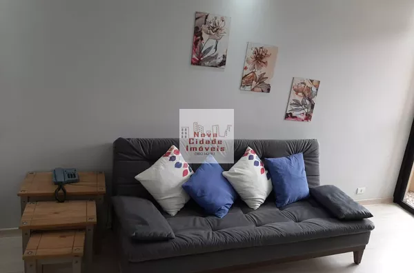 Moema! Studio 35 m² mobiliado c/ cozinha americana e 1 vaga - Foto 2