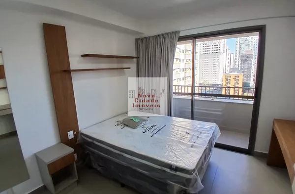 Vila Olímpia!!!  Studio  26 m²  1 banh. ar cond. armários sem vaga p/ aluguel