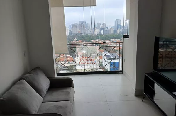 Vila Olímpia! Apto 52 m² MOBILIADO 2 dorms 1 banh 1 vaga  para aluguel - Foto 1