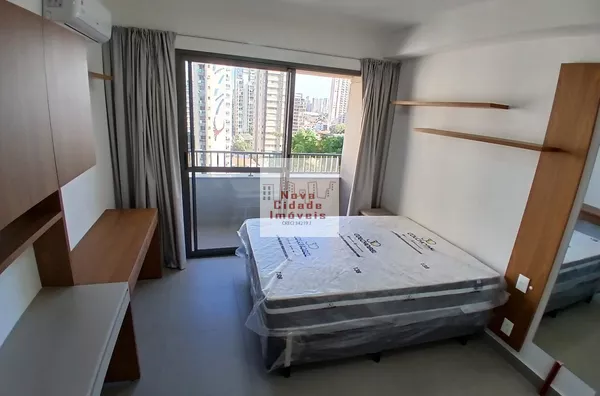 Vila Olímpia!!!  Studio  26 m²  1 banh. ar cond. armários sem vaga p/ aluguel
