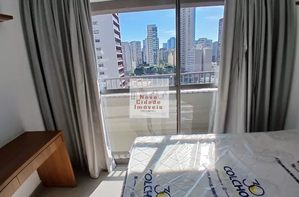 Vila Olímpia!!!  Studio  26 m²  1 banh. ar cond. armários sem vaga p/ aluguel