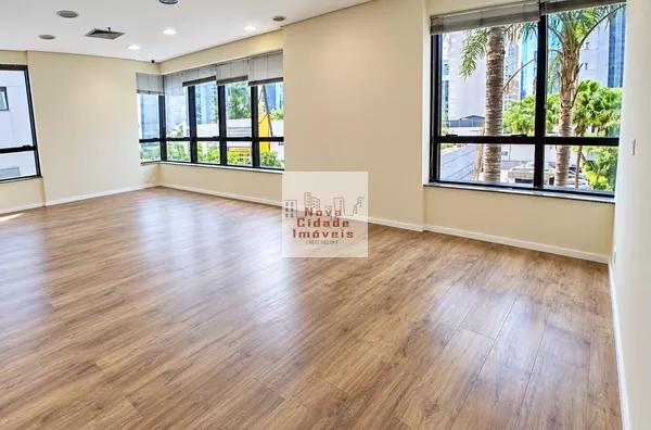 Vila Olímpia! Conjunto comercial de 90 m² sala 2 banhs 2 vagas para aluguel - Foto 3