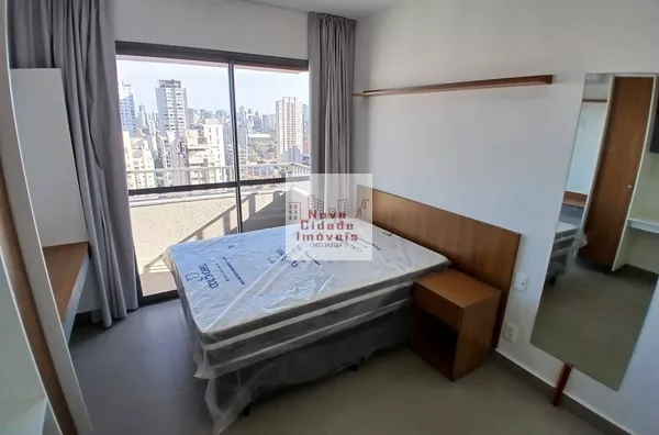 Vila Olímpia!!!  Studio  26 m²  1 banh. com janela ar cond. armários sem vaga p/ aluguel