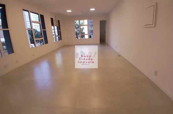 Vila Olímpia! Sala comercial 46 m² 1 banh. 1 vaga e vaga p/ visitante para aluguel