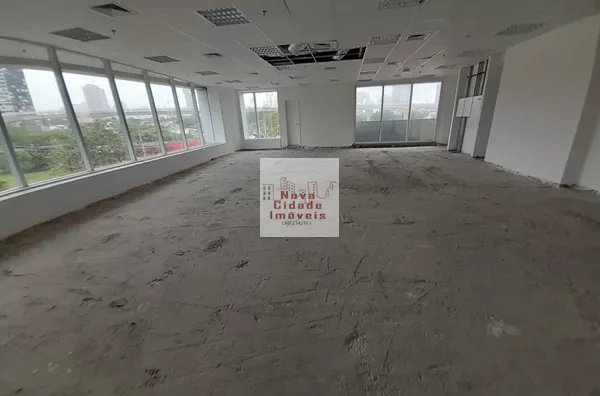 Brooklin! Sala comercial 194 m²  1 sala no contra-piso 4 banhs. 5 vagas para aluguel  Brooklin, São Paulo - Foto 1