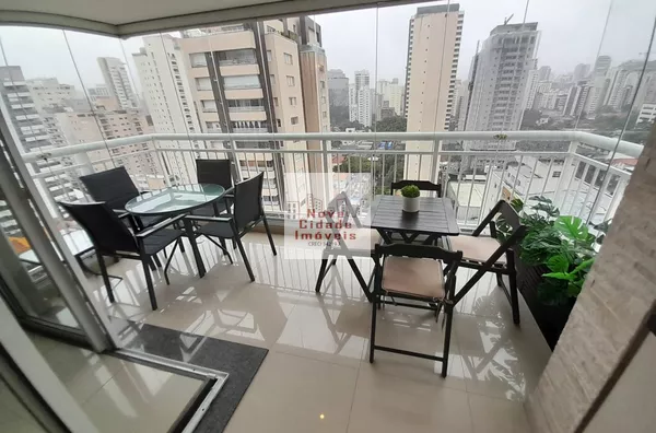 Vila Olímpia! Aptº mobiliado 3 dorms, 4 banheiros com 2 vagas para locação e venda - Foto 5