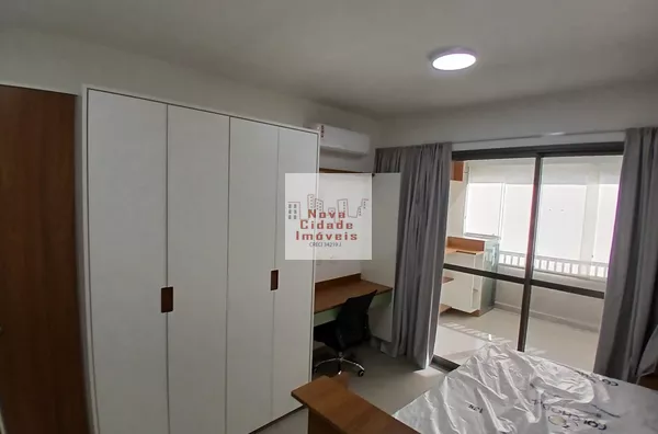 Vila Olímpia!!!  Studio  32 m²  1 banh. ar cond. armários sem vaga p/ aluguel