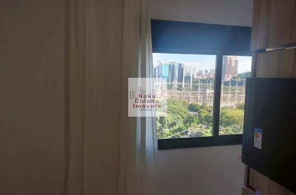 Vila Olímpia! Studio de 25 m² mobiliado com varanda e ar condicionado - Foto 2