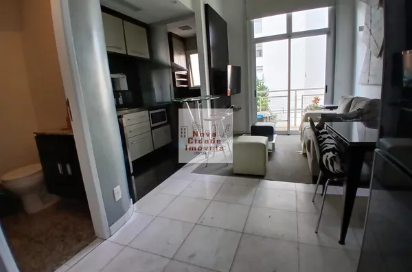 Vila Olímpia!  Apto 53 m² Mobiliado Duplex 1 dorm. 2 banhs. 1 vaga para aluguel,  Vila Olímpia - Foto 2