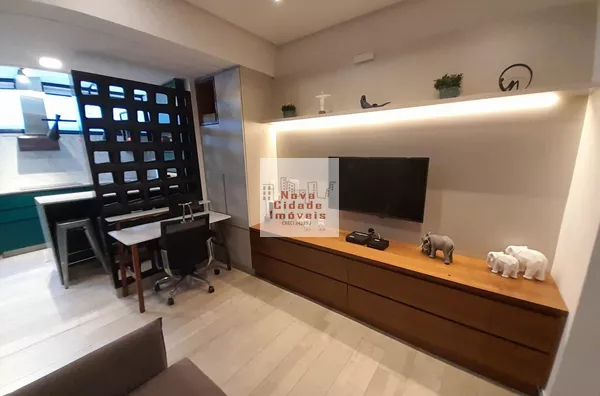 Vila Olímpia! Studio mobiliado (48 m²) com 1 suíte e 1 vaga à venda!