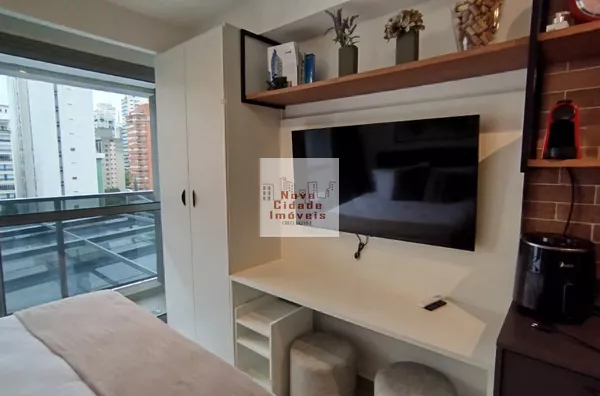 Jardim Paulista! Studio 22 m² 1 dorm 1 banh sem vaga para aluguel - Foto 1