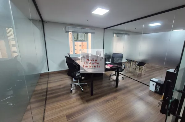 Brooklin! Sala comercial mobiliada (170m²) c/ 05 vagas - Foto 3