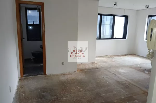Vila Olímpia! Sala de 76 m² 4 banhs 2 vaga para locação - Foto 1