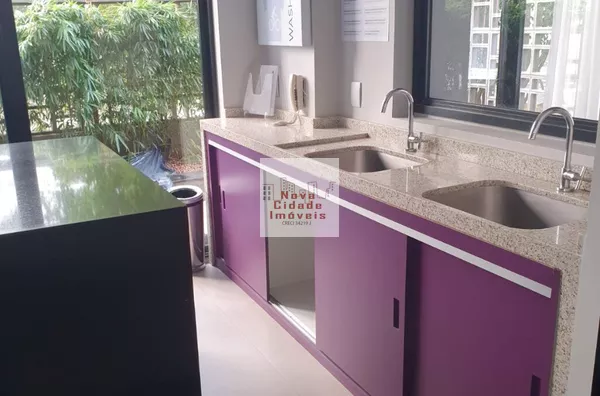 Vila Olímpia! Studio 34 m²  Mobiliado com Internet 1 banh 1vaga  para locação - Foto 6