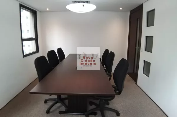 Vila Olímpia! Conjunto com. mobiliado 132 m² 1 sala 3 banheiros 3 vagas - Foto 1