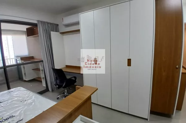 Vila Olímpia!!!  Studio  32 m²  1 banh.  sacada gourmet cond. armários sem vaga p/ aluguel