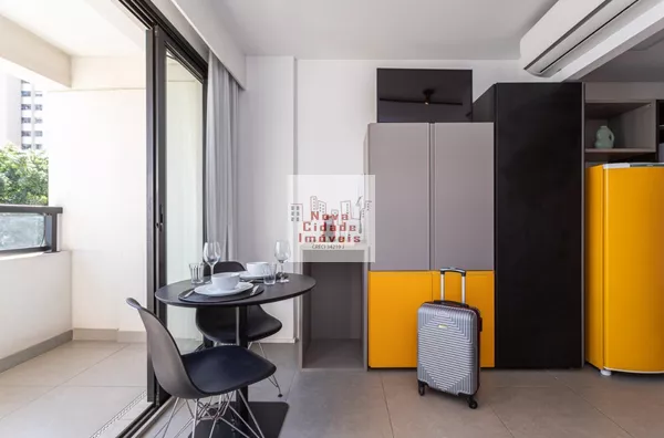 Vila Olímpia! Studio mobiliado (25 m²) para locação com wi-fi, água e luz - Foto 5