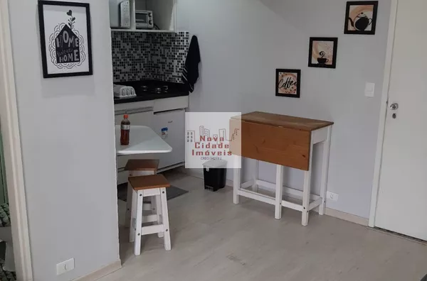 Moema! Studio 35 m² mobiliado c/ cozinha americana e 1 vaga - Foto 5