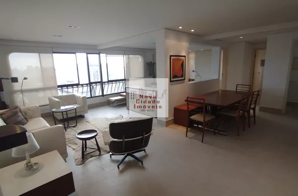 Jardim Paulista! Apto. (122m²) MOBILIADO 2 suítes, 3 banhs., 2 vagas, para aluguel - Foto 4