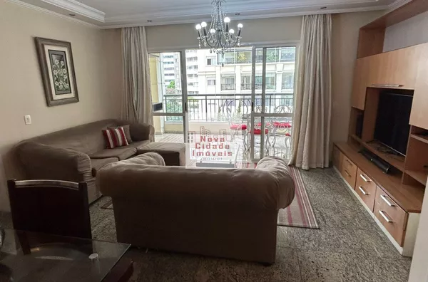 Moema! Apto MOBILIADO com 3 dorms, 3 banheiros e 2 vagas para locação - Foto 5