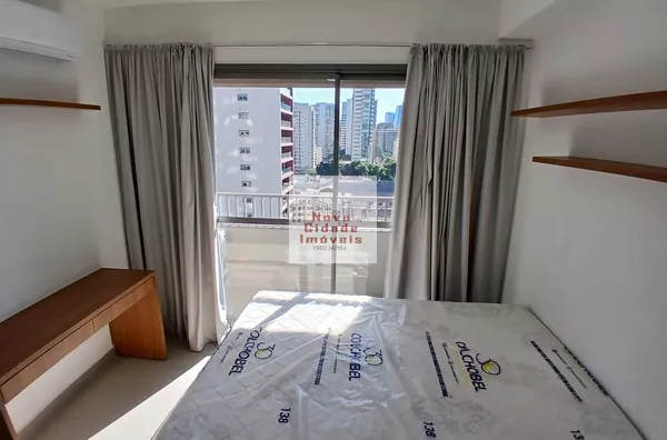 Vila Olímpia!!!  Studio  26 m²  1 banh. ar cond. armários sem vaga p/ aluguel