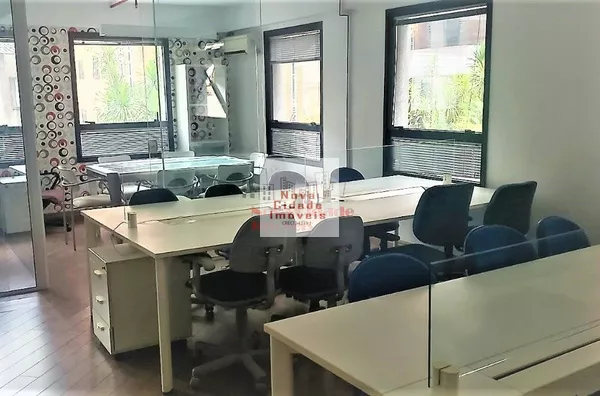 Vila Olímpia - Conjunto comercial 77 m² mobiliado  p/ locação - Foto 5