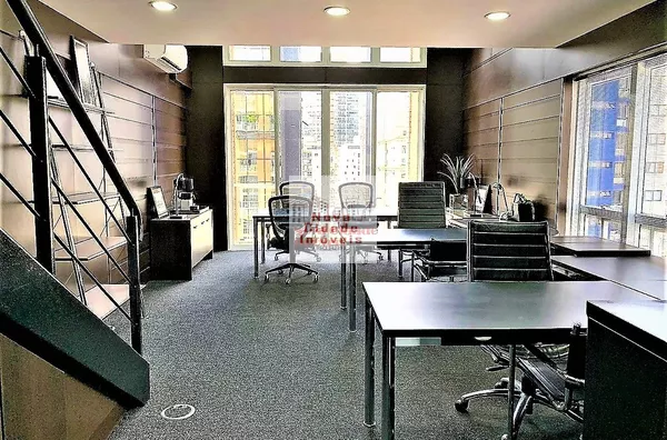 Vila Olímpia - Conj coml locação mobiliado c/75 m²  2 banhs. 2 vagas