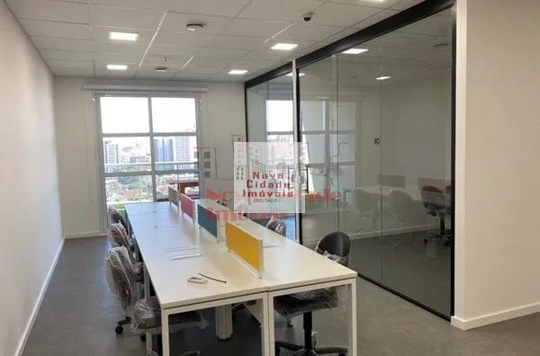 Brooklin! Locação de conj. comercial mobiliado com 76 m² com 2 vagas - Foto 1