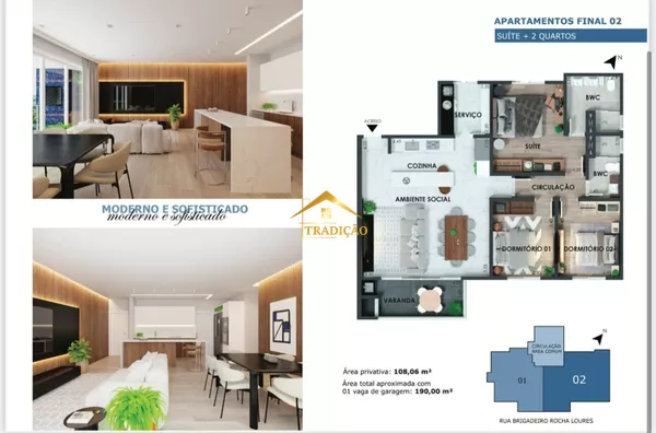 APARTAMENTO ALTO PADRÃO À VENDA, CORONEL VIVIDA