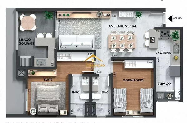 APARTAMENTO À VENDA, CENTRO, PATO BRANCO