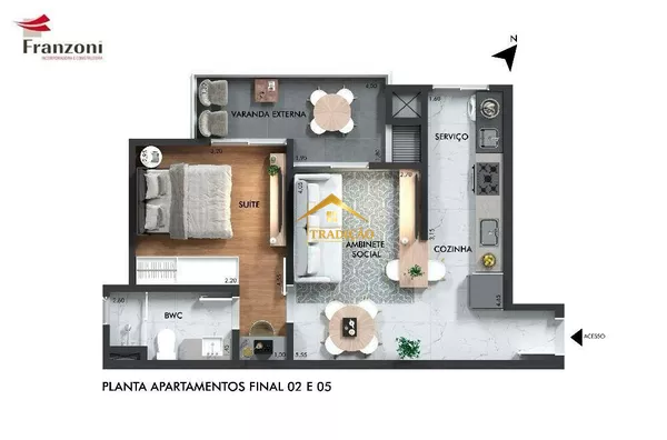 APARTAMENTO À VENDA, CENTRO, PATO BRANCO