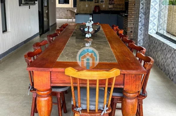 Casa no Águas da Serra - Locação - 6 Suítes, Área Gourmet e Churrasqueira