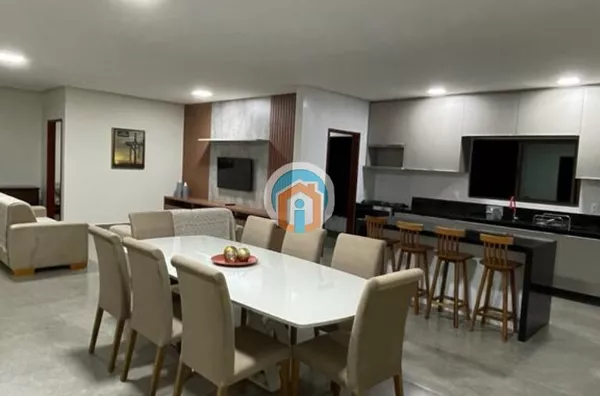 Casa no Águas da Serra - Locação - 4 Suítes, Área Gourmet e Churrasqueira