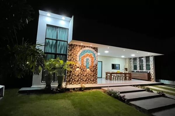 Casa no Águas da Serra - Locação - 4 Suítes, Área Gourmet e Churrasqueira
