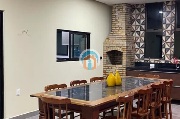 Casa no Águas da Serra - Locação - 4 Suítes, Área Gourmet e Churrasqueira