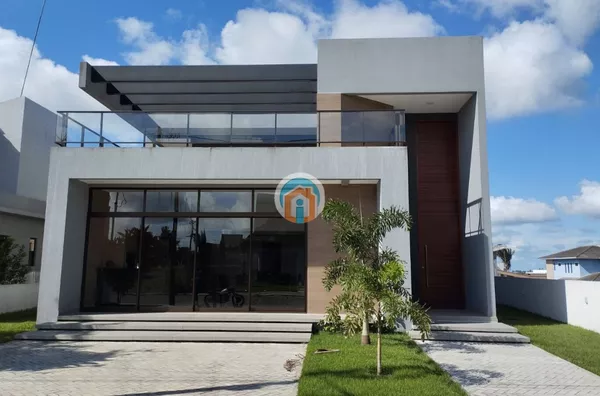 Casa no Condomínio Águas da Serra – 5 Suítes, Área Gourmet e Churrasqueira na Frente