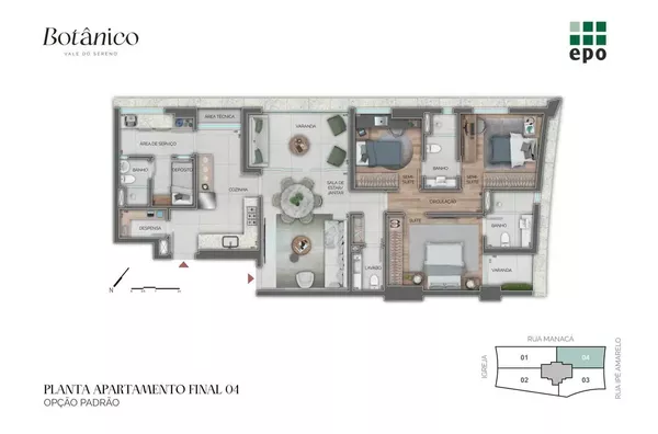 Apartamento para venda, 3 quarto(s),  Vale Do Sereno, Nova Lima - Foto 4