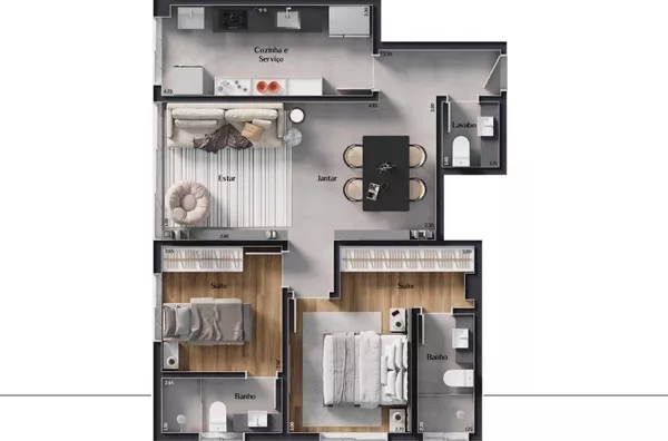 Apartamento com 3 quartos à venda, 114 m² - Lourdes - Belo Horizonte/MG - Foto 6