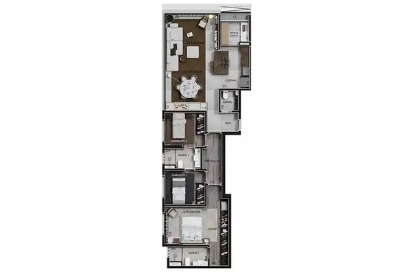 Apartamento - Funcionários